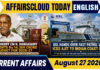 Current Affairs 27 August 2026