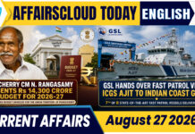 Current Affairs 27 August 2026