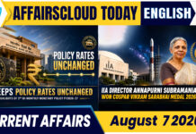 Current Affairs 7 August 2026