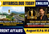 Current Affairs 8, 9 & 10 August 2026