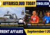 Current Affairs 1 September 2026