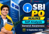 GA Questions asked in SBI PO Mains Exam 2026 – September 12