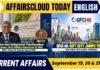 Current Affairs 19, 20 & 21 September 2026