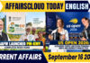 Current Affairs 16 September 2026