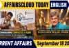 Current Affairs 18 September 2026