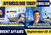 Current Affairs 23 September 2026