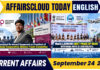 Current Affairs 24 September 2026