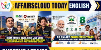 Current Affairs 25 September 2026