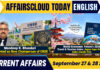 Current Affairs 27 & 28 September 2026