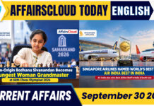 Current Affairs 30 September 2026