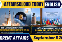 Current Affairs 5 September 2026