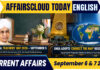 Current Affairs 6 & 7 September 2026