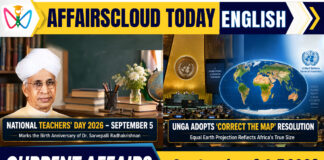 Current Affairs 6 & 7 September 2026