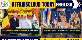 Current Affairs 8 September 2026