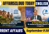 Current Affairs 9 September 2026