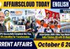 Current Affairs 6 October 2026