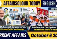 Current Affairs 6 October 2026