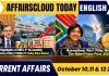 Current Affairs 10, 11 & 12 October 2026