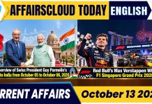 Current Affairs 13 October 2026