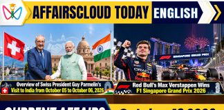 Current Affairs 13 October 2026
