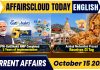 Current Affairs 15 October 2026