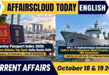 Current Affairs 18 & 19 October 2026