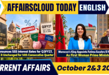 Current Affairs 2 & 3 October 2026