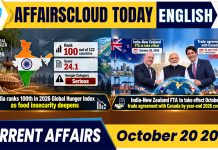 Current Affairs 20 October 2026