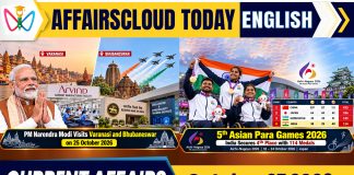 Current Affairs 27 October 2026