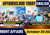 Current Affairs 30 October 2026