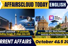 Current Affairs 4 & 5 October 2026