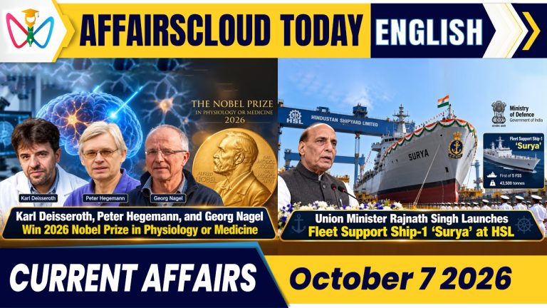 Current Affairs 7 October 2026