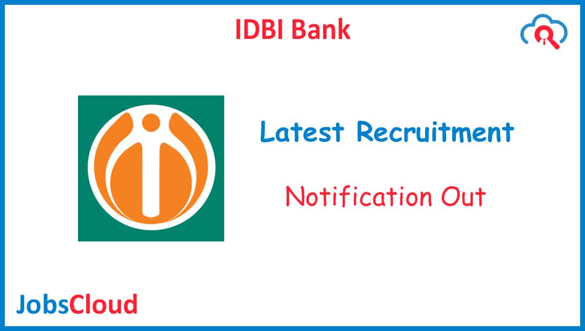 IDBI Bank SO Recruitment 2020 – 134 Posts