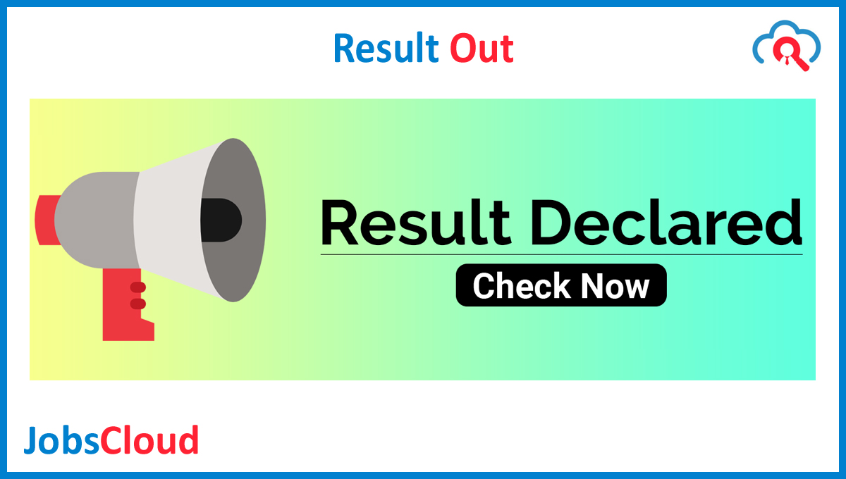 Declared here. Now check. Results out Post. Declared. Result outcomes Happy sales.