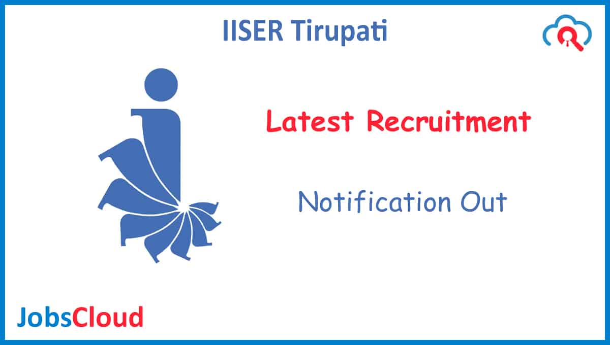 IISER Tirupati Medical Officer Recruitment 2020 – 01 Post