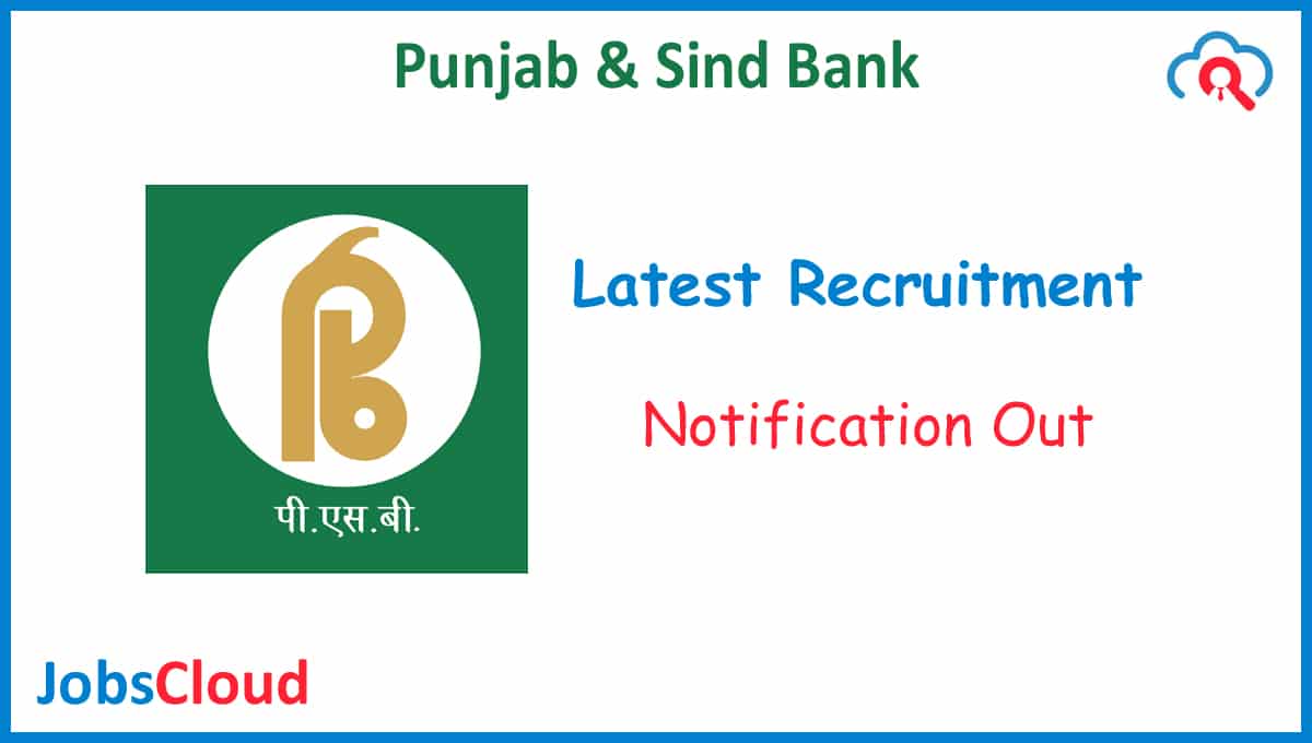 183जागा पंजाब व सिंध बैंक Punjab & Sind Bank Recruitment 2023