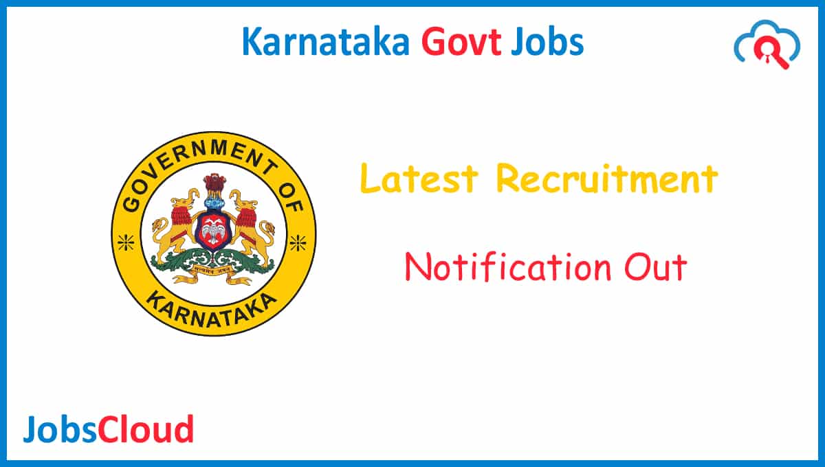 Karnataka Govt Jobs