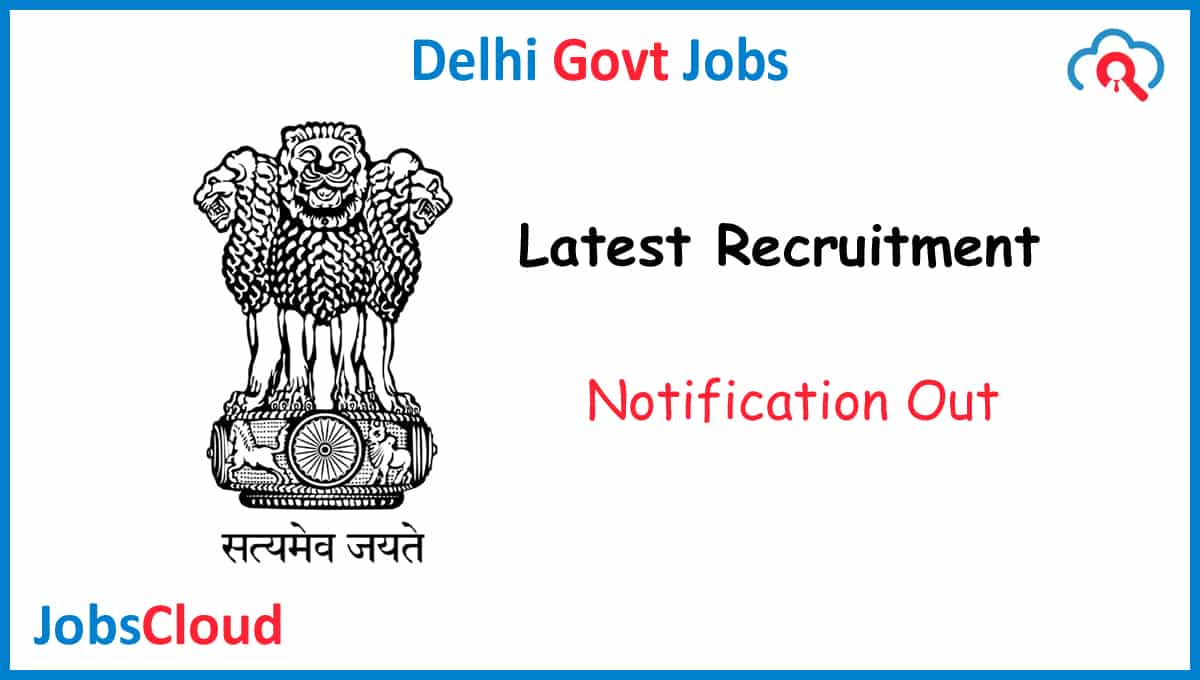 Delhi University Senior Research Fellow Recruitment 2020