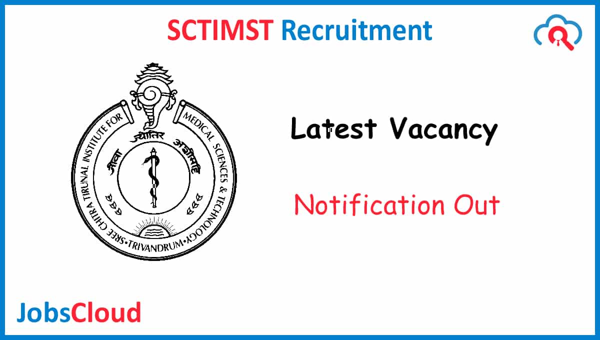 SCTIMST Apprentice Recruitment 2020 – 02 Posts