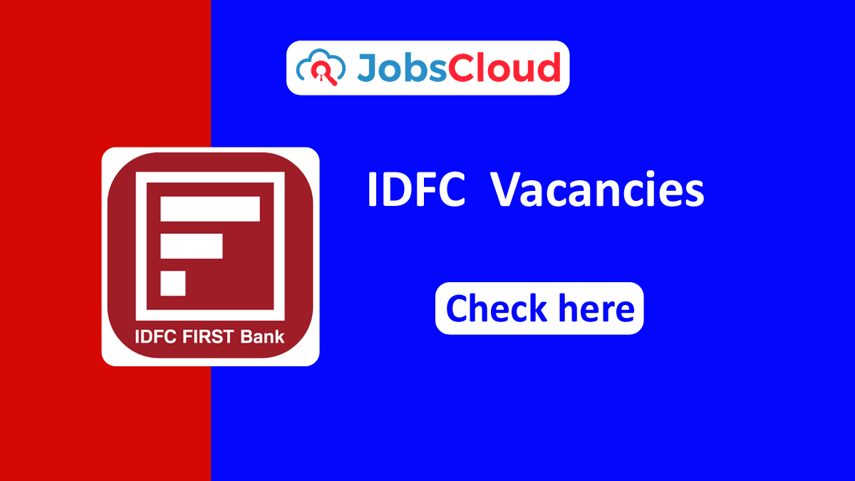 Idfc First Bank Business Analyst Recruitment 2020 Jobscloud