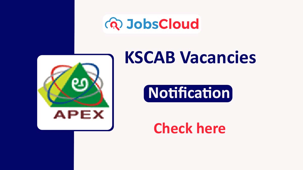 KSCAB Bank Assistant Recruitment 2024 – 93 Posts