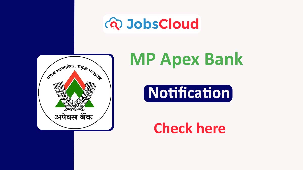 Madhya Pradesh Cooperative Bank Recruitment 21 Vacancies On 17 06 21
