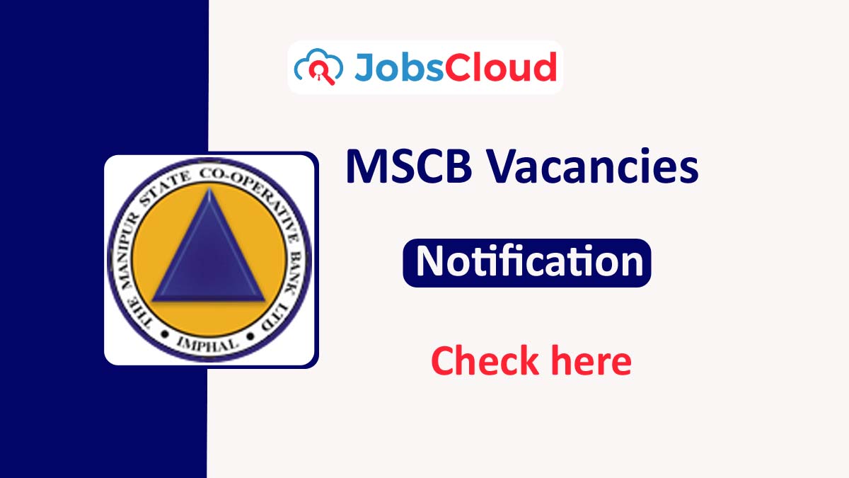 MSCB Deputy Manager Recruitment 2020 – 13 Posts