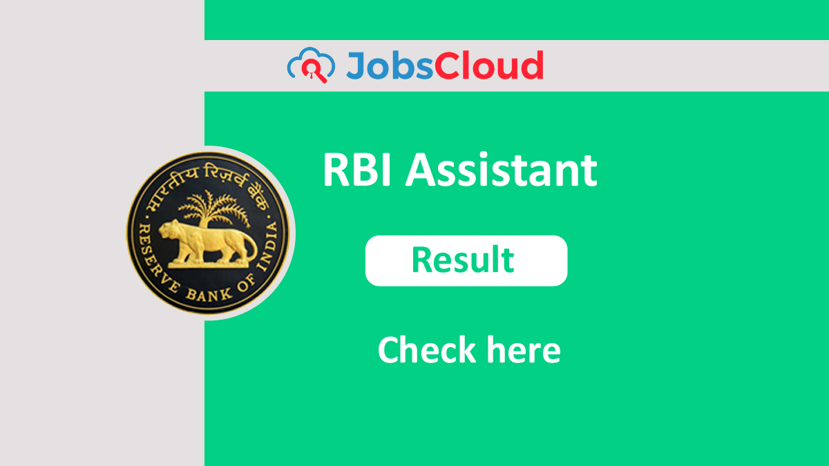 RBI Assistant 2023 Mains Mark Sheet Released: Check Now