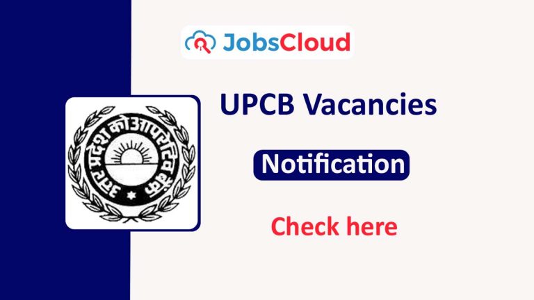 UPCB Recruitment