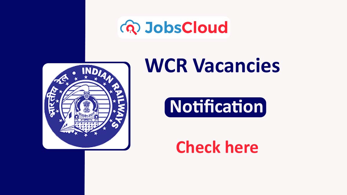 RRC WCR Recruitment 2021: Apprentice Posts, 2226 Vacancies – Apply Now