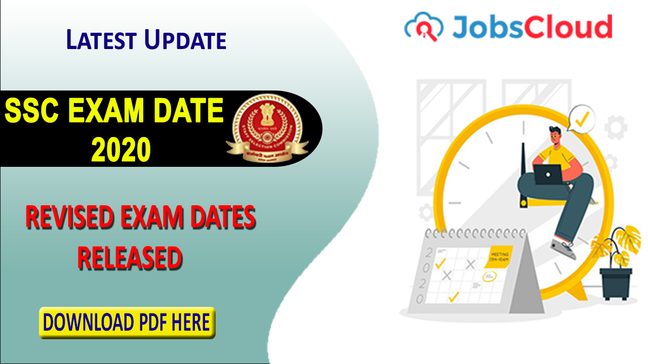 SSC Revised Exam Dates 2020 Released - Check CHSL, CGL, Steno & Other Sns-Brigh10