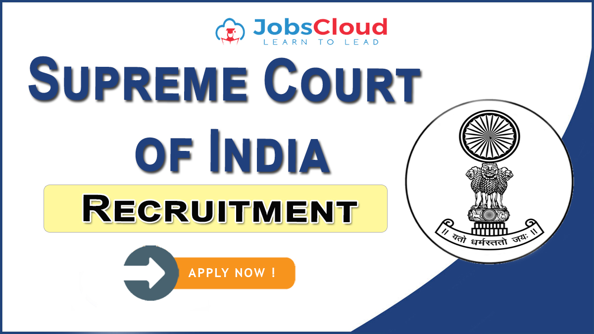 Supreme Court of India Recruitment 2022: Court Assistant (Junior Translator) Posts, Salary 44900 – Apply Now