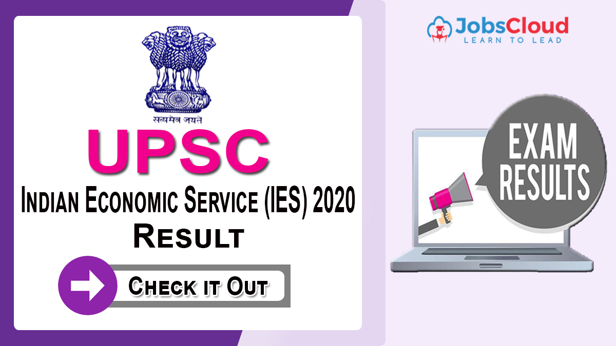 UPSC IES Final Result 2023 Declared Check Result Online