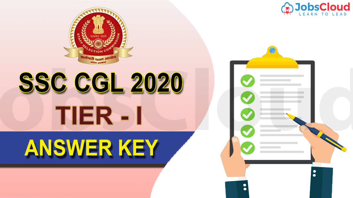 SSC CGL 2020 Tier-I Answer key Released @ssc.nic.in